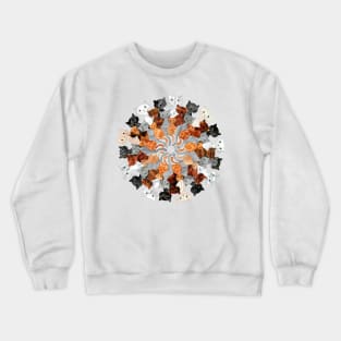 Kaleido-Kitties Crewneck Sweatshirt